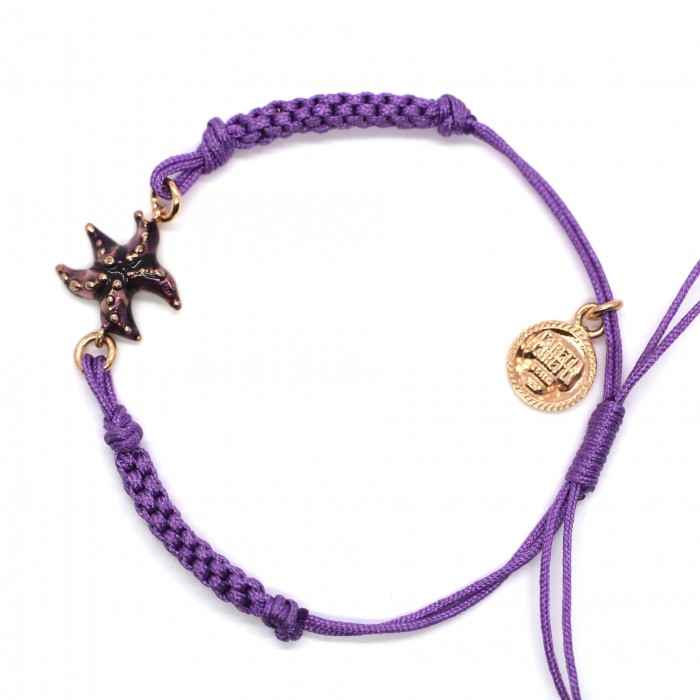 bracciale stella viola