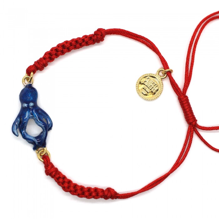 bracciale polpo blu