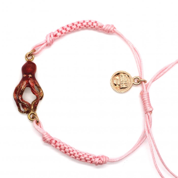 bracciale polpo fucsia