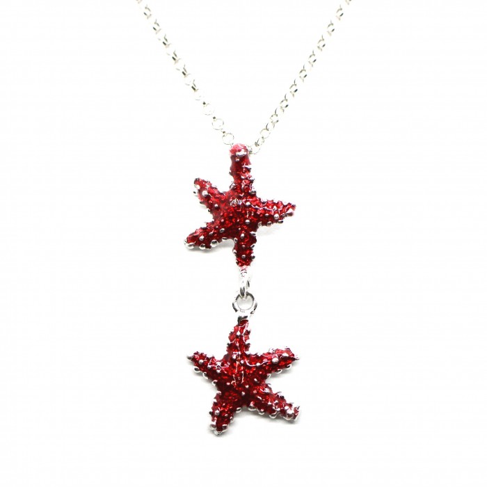 collana stelle marine rodio